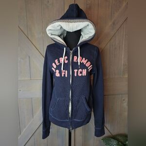Y2k Abercrombie and Fitch Full Zip Hoodie sz Large